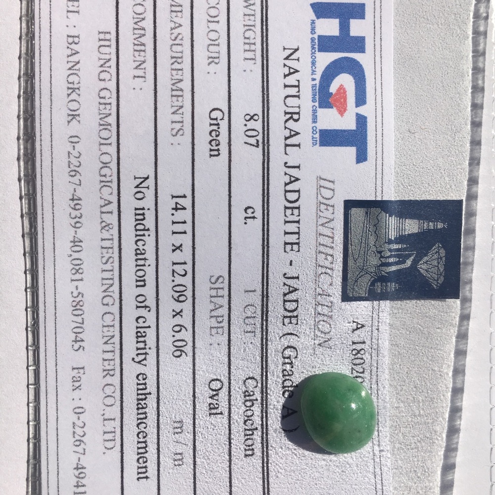 Jade Cobochon